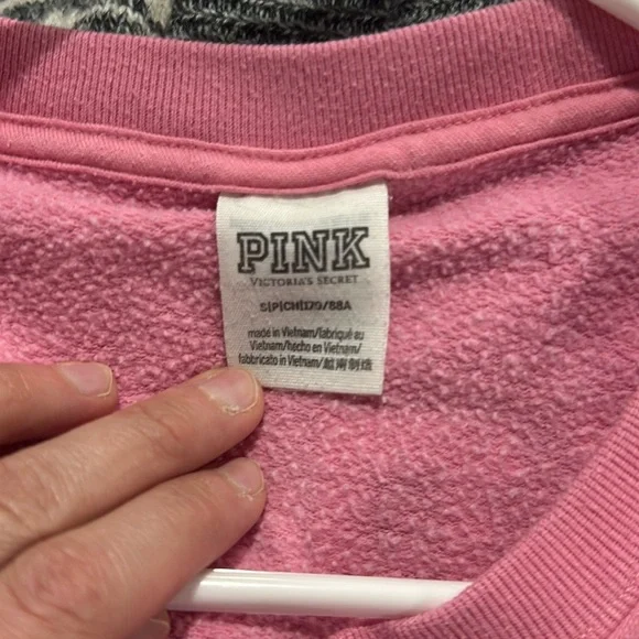 PINK Ombré Pink and Orange Sweatshirt - Picture 2 of 7